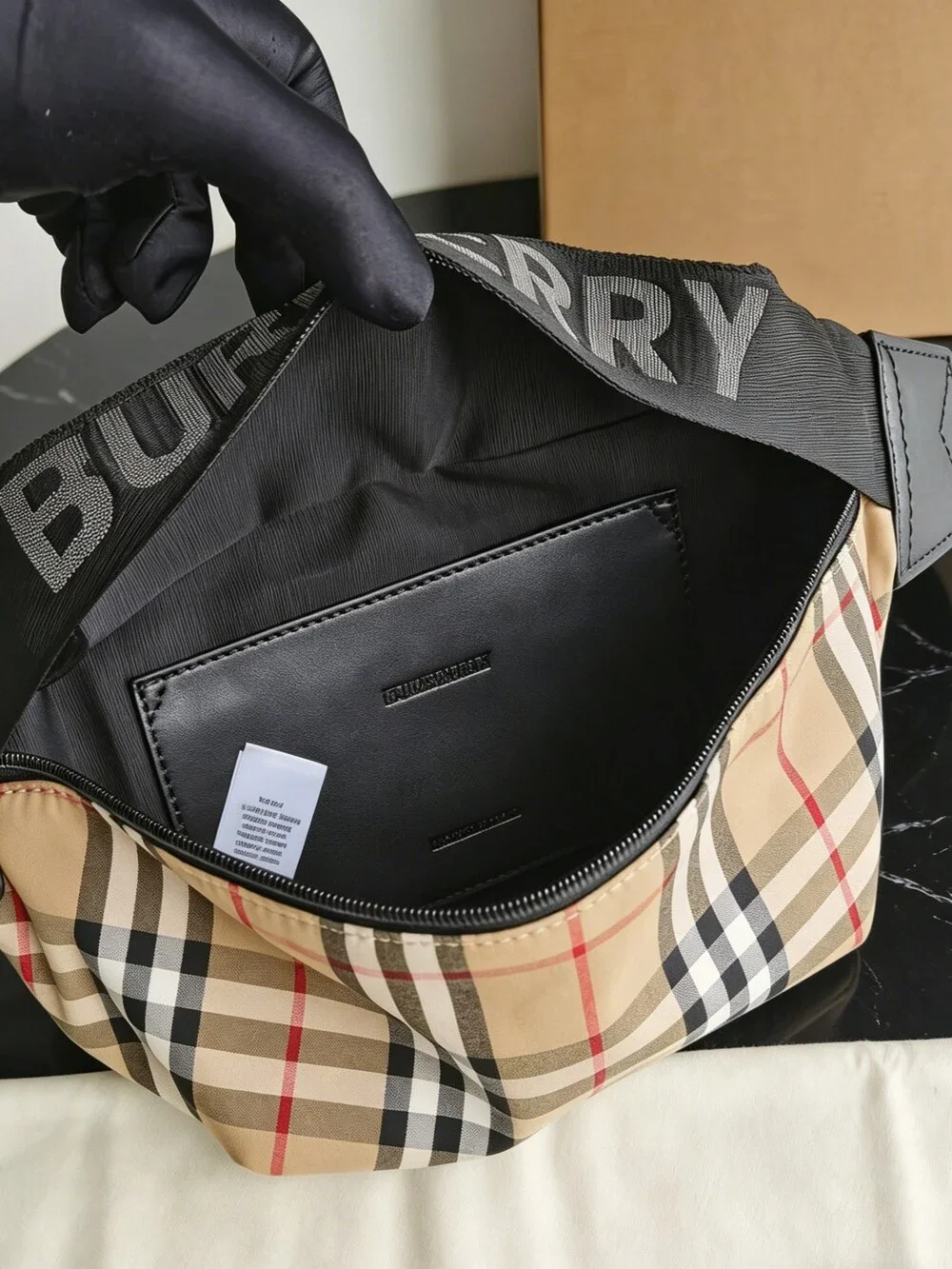 Burberry Vintage Check Belt Bag